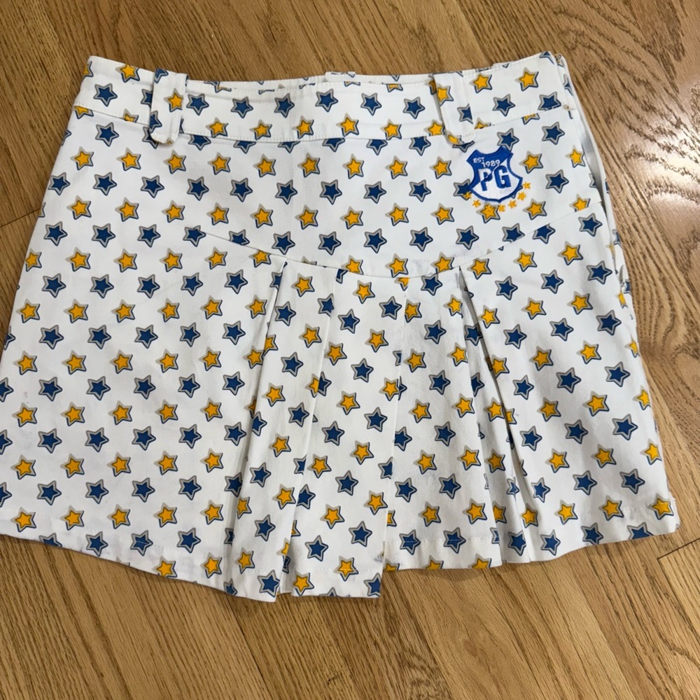 Pearly gates golf skort